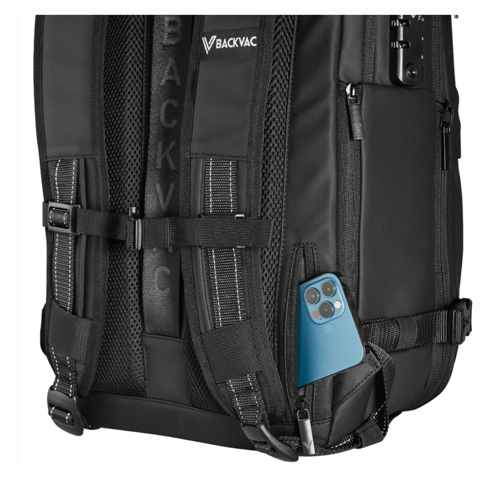 Backvac Pro Black Carry-On Backpack - Picture 4 of 7